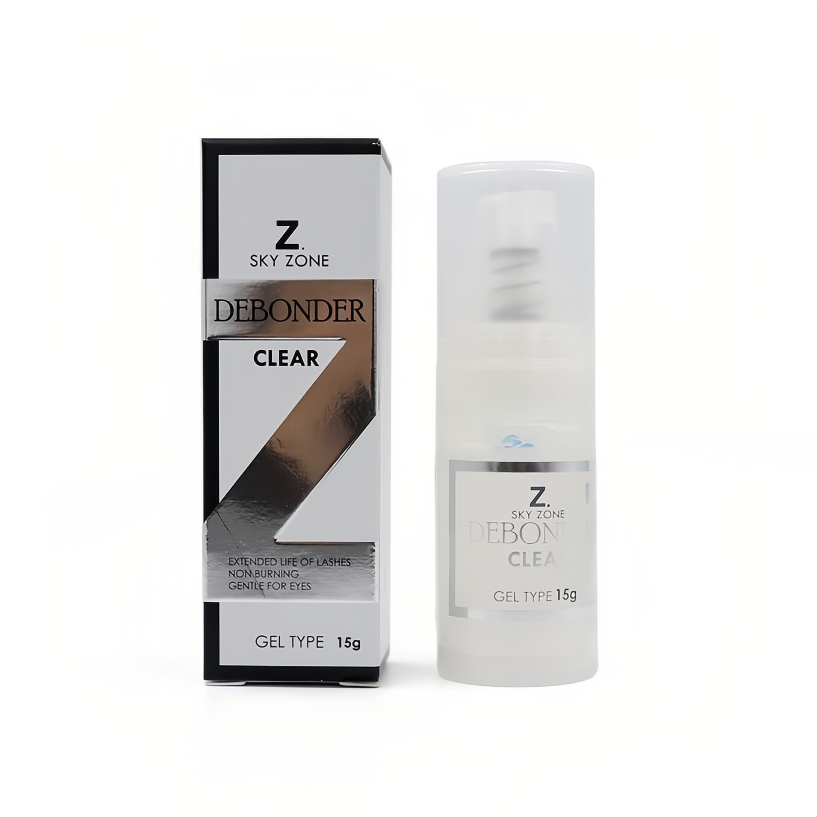 Sky Zone Gel Remover 15ml Grafting Eyelash Adhesive Gel Removing for Eyelash extension Glue Pink 5PCS