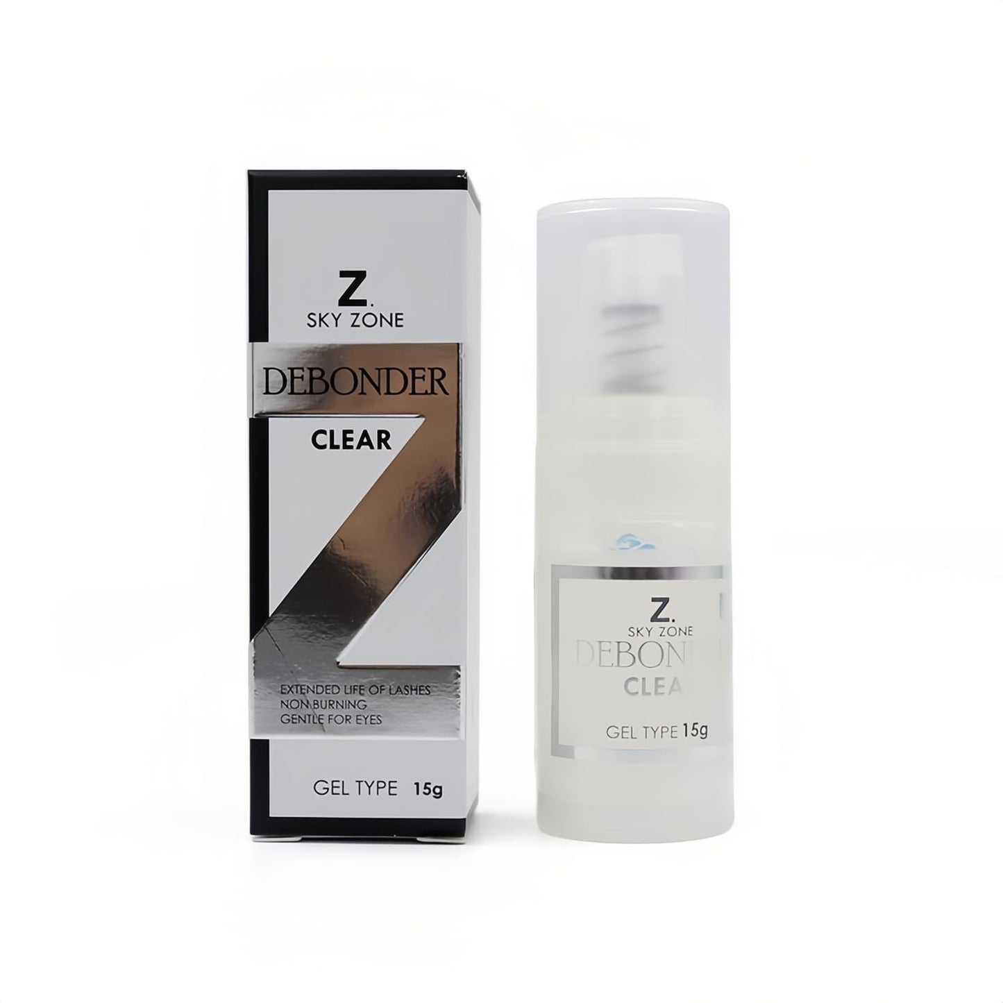 Sky Zone Gel Remover 15ml Grafting Eyelash Adhesive Gel Removing for Eyelash extension Glue Pink 5PCS