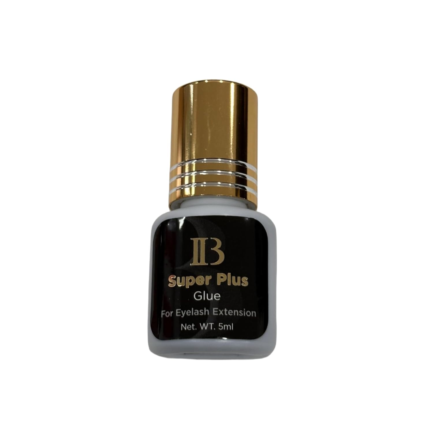 1 PCS Eyelash Extensions ibeauty Super Plus Glue 5ml, 1-2 Sec Drying Time, Keep 5-6 Weeks, Low Smoke, Professional Eyelash Extension Glue