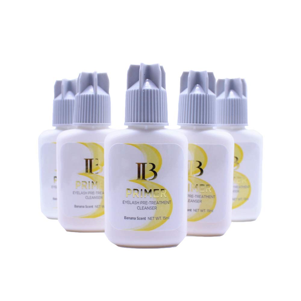 Sky Zone Gel Remover 15ml Grafting Eyelash Adhesive Gel Removing for Eyelash extension Glue Pink 5PCS