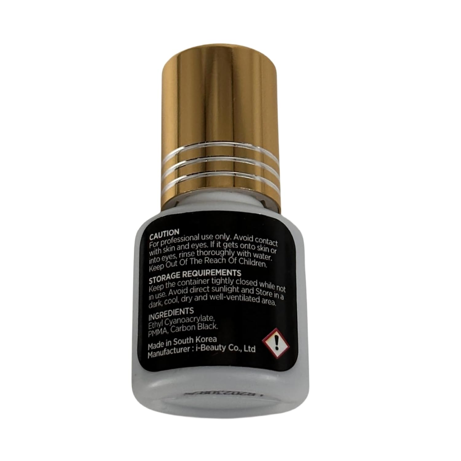 1 PCS Eyelash Extensions ibeauty Super Plus Glue 5ml, 1-2 Sec Drying Time, Keep 5-6 Weeks, Low Smoke, Professional Eyelash Extension Glue