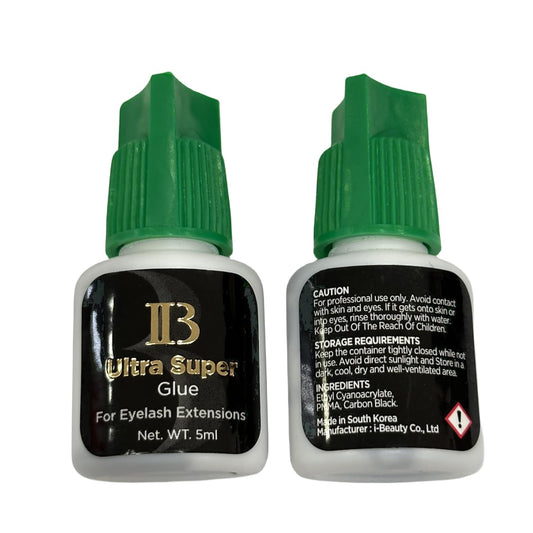 Lava Lash 1 PCS Eyelash Extensions Ibeauty Ultra Super Glue 5ml, Semi-Permanent Eyelash Extension Glue, 1-2 Sec Drying Time, Keep 5-6 Weeks