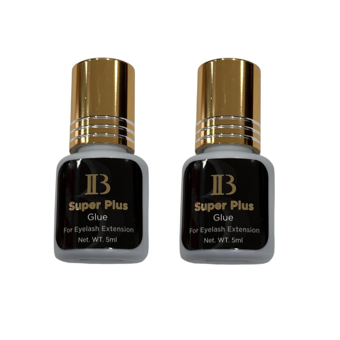 2 Bottles Korea Original IBeauty Eyelash Extensions Glue 15ml IB Primer Super Bonder False Lash Adhesive Glue Makeup Tools for Professional Salon Use