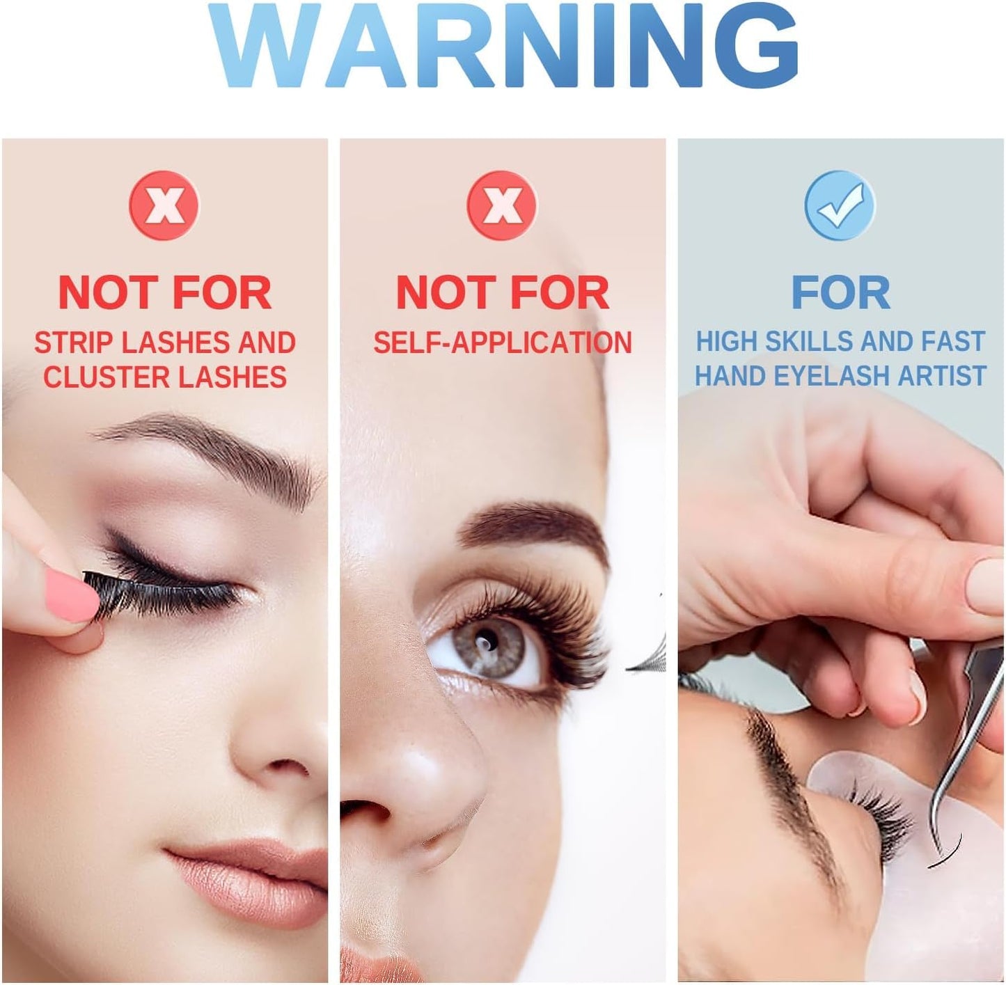 Eyelash Extensions Glue Pro Volume Eyelash Extenions Pack Bonder+Primer 15ml IB Primer Super Bonder False Lash Adhesive Glue Makeup Tools for Professional Salon Use