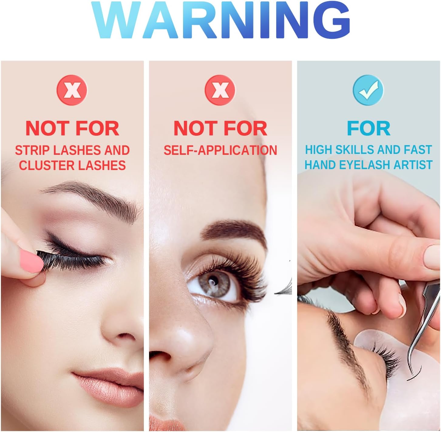 Lady Black Eyelash Extension Glue 5ml, Low Smoke, Low Irritation, Long Lasting Eyelash Extensions, 1-2s Fast Drying, 5-6 Week Retention (1PCS)